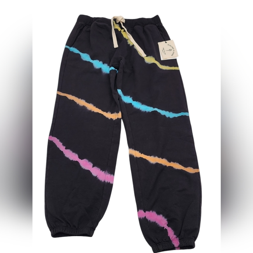 ELECTRIC & ROSE Time To Live Modal Comfy Joggers Tie Dye Size S